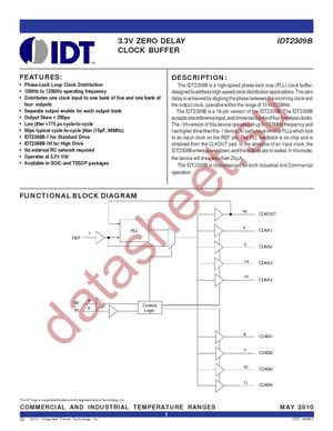 IDT2309B-1DC datasheet  